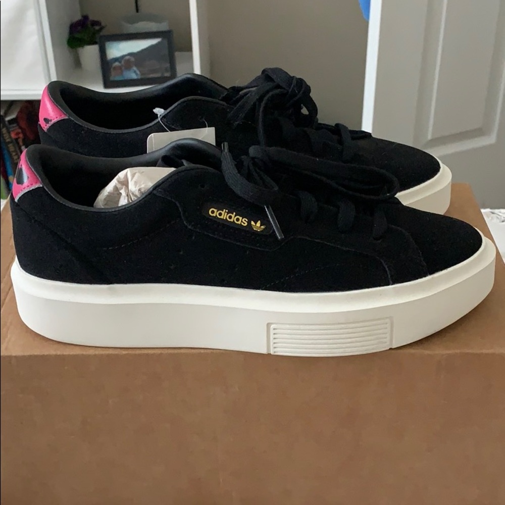 Adidas Original Super Black Sleek Trainers